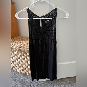 Crochet detail tank top